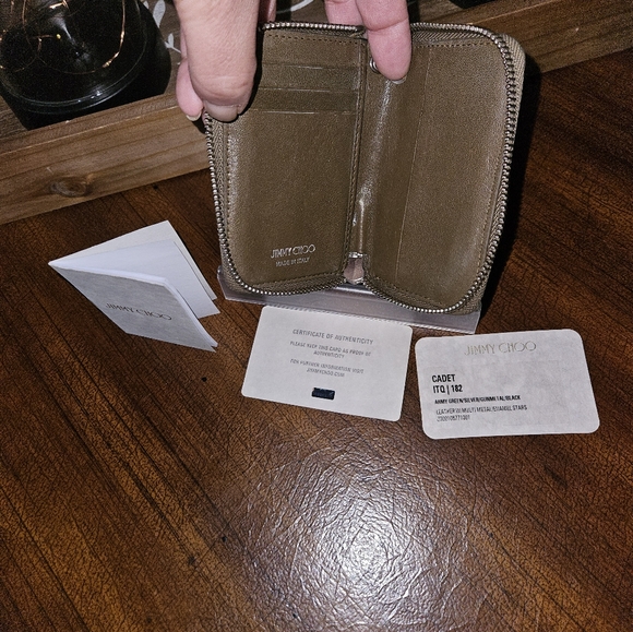 Jimmy Choo Compact Wallet/Keychain - Picture 6 of 7